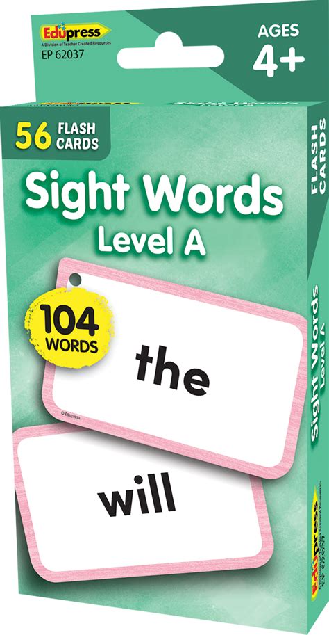 Basic Sight Words Flash Cards