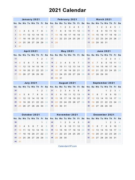 Blank Printable Calendar 2021 Customize And Print
