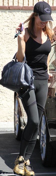 Elisabetta Canalis Is Sizzling In A Pair Of Skin Tight Leggings As She Leaves Dancing With The