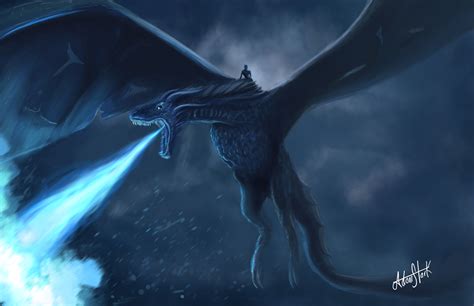 Artstation Viserion And The Night King