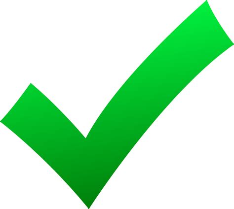 Green Check Marks Clipart Best
