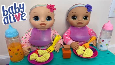 Baby Alive Real As Can Be Twin Dolls Morning Routine Baby Alive Videos