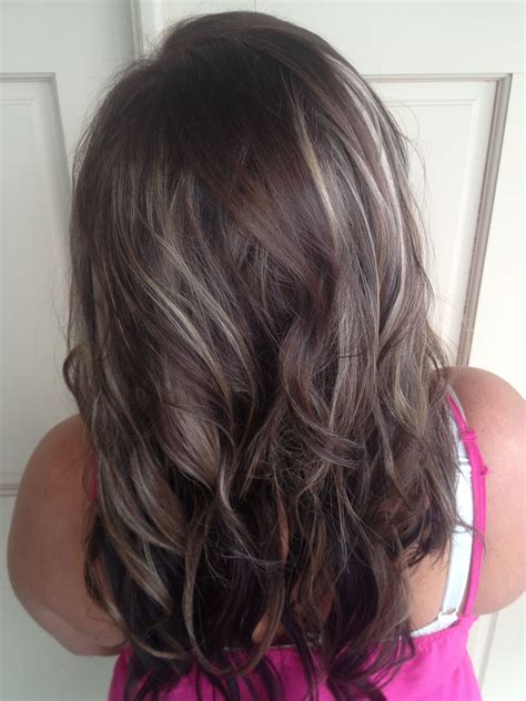 Pin By Kayboatsimmons On Beauty By Me Gray Hair Highlights Brown