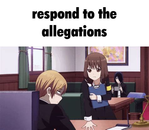 Caption Courtroom Anime Caption Courtroom Anime Respond To The