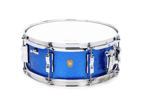 Ludwig 55 X 14 Jazz Fest Snare Drum Blue Sparkle Drumland Canada