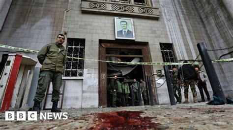 Syria Conflict Deadly Attack On Damascus Court Complex Bbc News