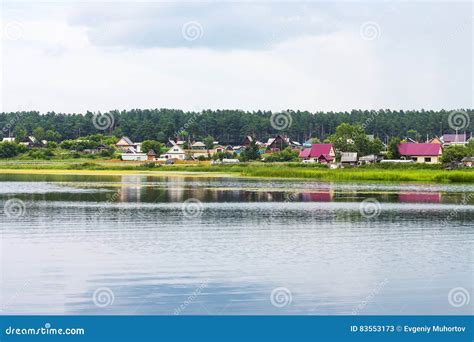 Village Summer Landscape Siberia Stock Image Image Of Novosibirsk