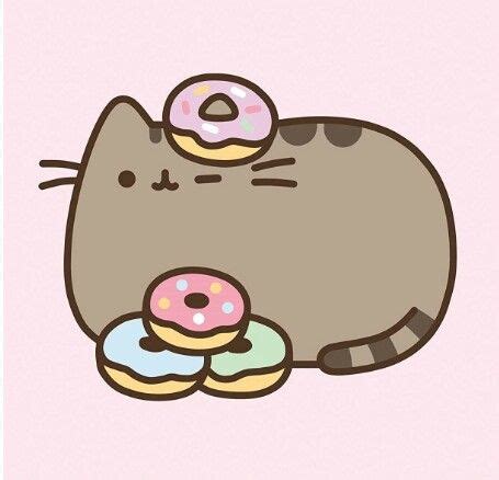 Donuts Life Pusheen Cute Pusheen Cat Kawaii Doodles