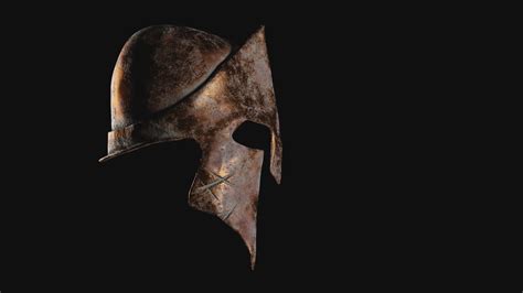 The spartans formed a minority in their own territory of lakonia; 3D model Spartan Helmet 300 | CGTrader