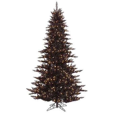 Vickerman 55 Black Fir Artificial Christmas Tree With 400 Clear Lights