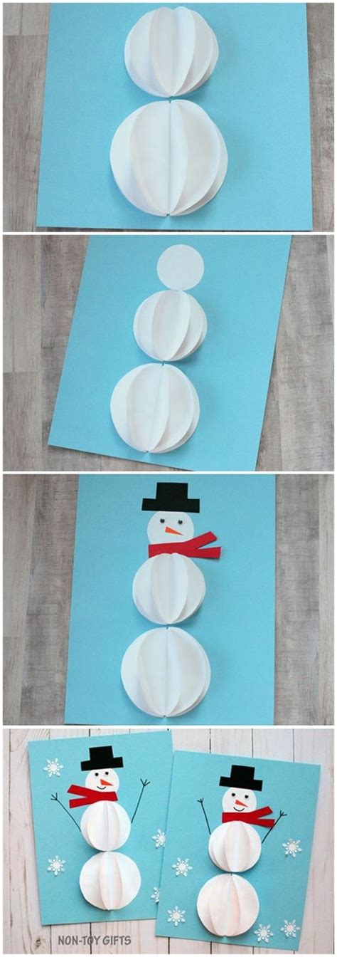 31 Simple Diy Snowman Craft Ideas For Kids And Preschool This Winter