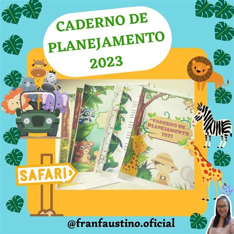 CADERNO DE PLANEJAMENTO 2024 SAFARI Fran Faustino Hotmart