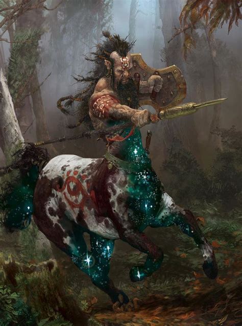 Centaur Art Print Featuring The Digital Art Centaur Token By Ryan