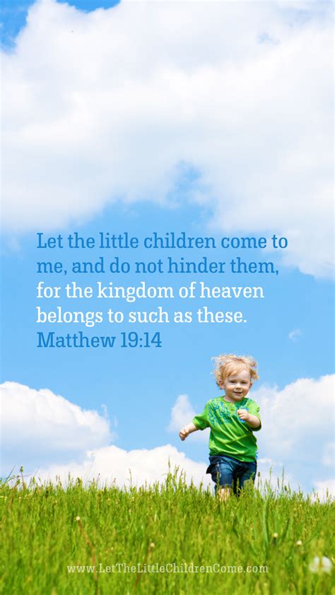 Bible Verses About Children Quotes From Scripture About Kids