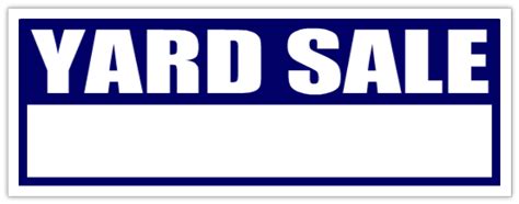 Yard Sale Sign Image Free Download On Clipartmag