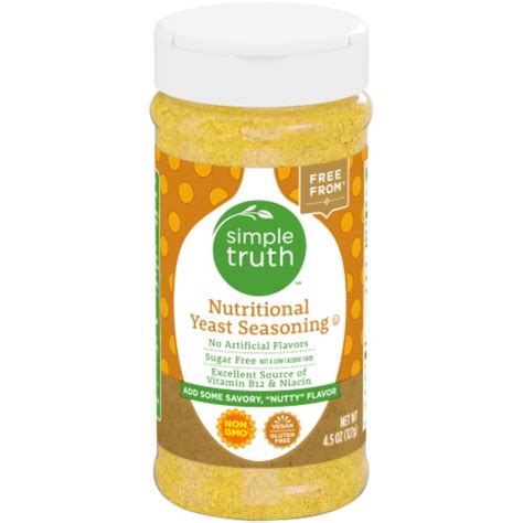 Simple Truth Gluten Free Nutritional Yeast Seasoning 45 Oz Frys