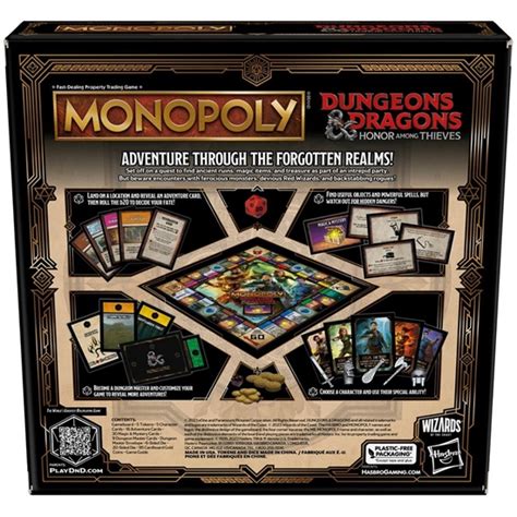 Avalon Hill Monopoly Dungeons And Dragons Honor Among Thieves