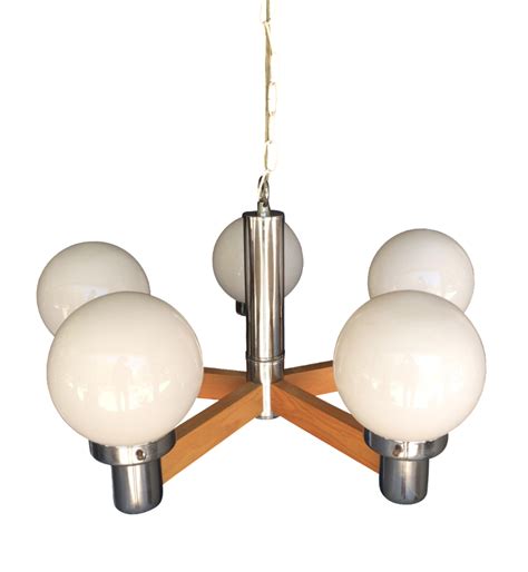 Danish Modern 5-Globe Chandelier | Chandelier, Modern chandelier, Globe chandelier