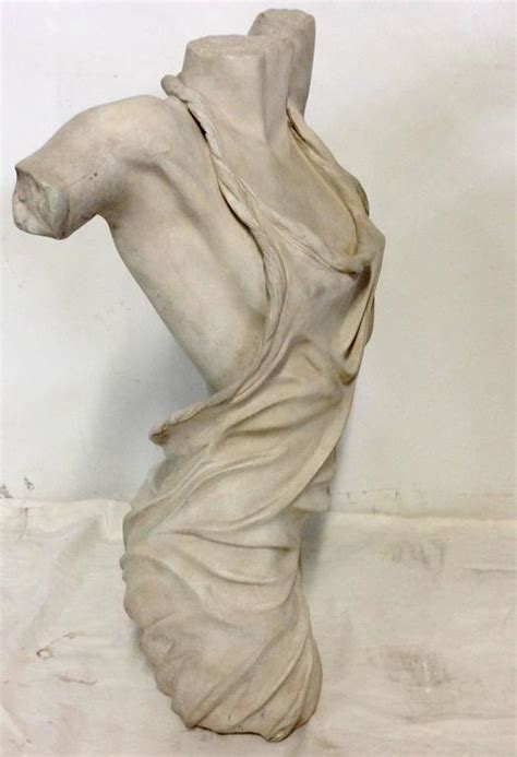 R Hallier Signed And Numbered Limited Edition Female Torso Sculpture