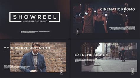 Showreel / Multipurpose Promo • After Effects Template • See it in