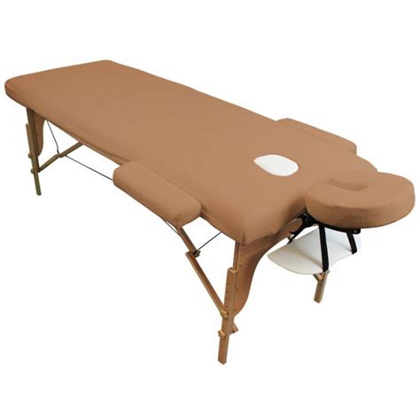 drap housse en éponge pour table de massage marron