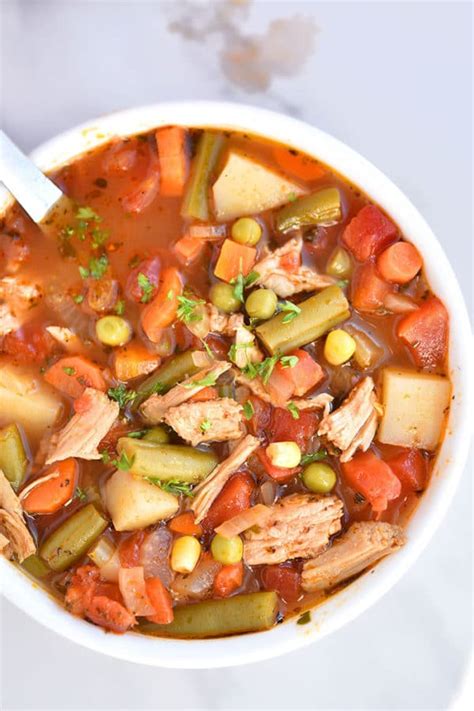 Chicken Vegetable Soup One Pot One Pot Recipes
