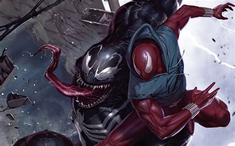 spider man vs venom fan art