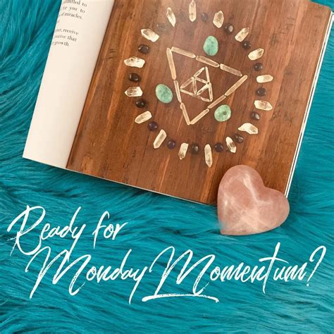 Its Monday Momentum And Its Time To Open The Energy Of The Week The Sacred Crystal Grid For