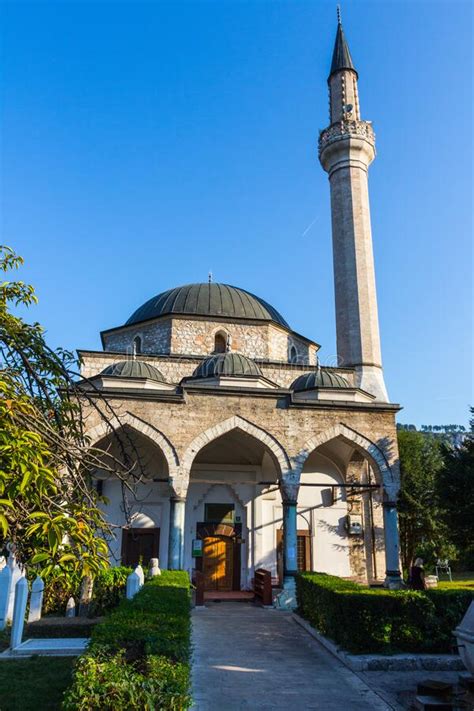 View Of The Historic Ali Pasha S Mosque In Sarajevo Bosnia And