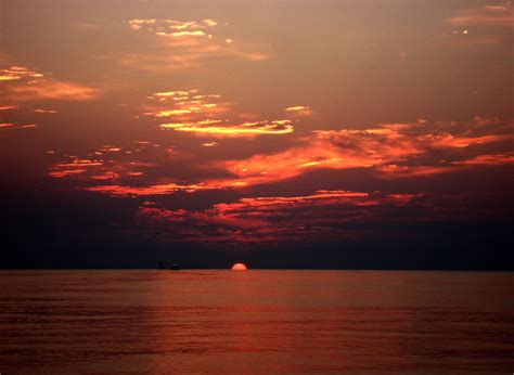 Sunset Gulf Of Mexico Free Stock Photo Public Domain Pictures
