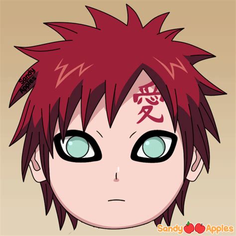 Gaara Faces Animated By Sandy Apples On Deviantart