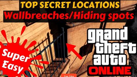 New Top Secret Locations On Gta Online Wallbreaches Hiding