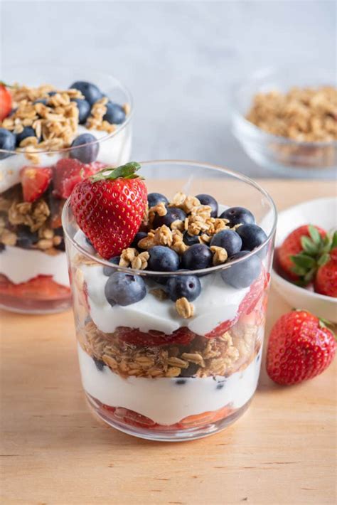 Fruit And Yogurt Parfaits With Granola Feelgoodfoodie