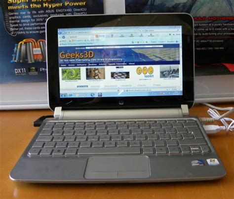 Tested Hp Mini 210 2100 Netbook Review Geeks3d