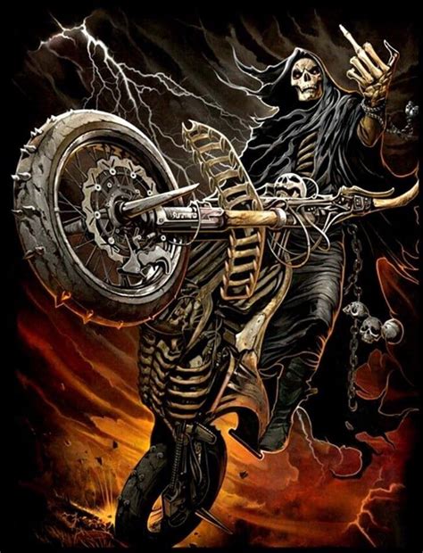 Pin By Tony Jaksitz On Fear The Reaper Biker Art Grim Reaper Art