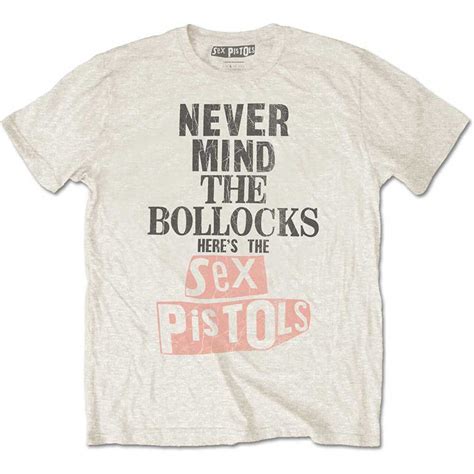 The Sex Pistols Never Mind The Bollocks White Official Tee Etsy