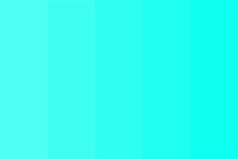 Bright Turquoise Color Palette