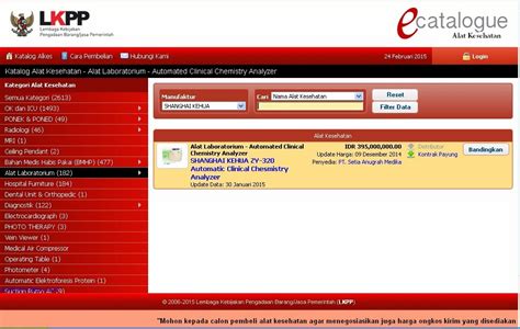 21 agustus 2019, 22:58:46 wib. Jendela Dunia Diagnostik: PRODUK ALKES E-KATALOG LKPP ...