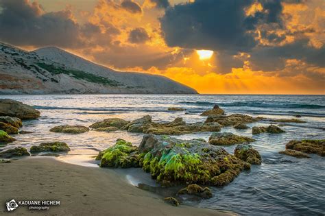 Sunset Seaspace Bizerte Tunisia Sunset Sunrise Sunset Sunrise