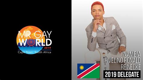 mr gay world 2019 delegate namibia youtube