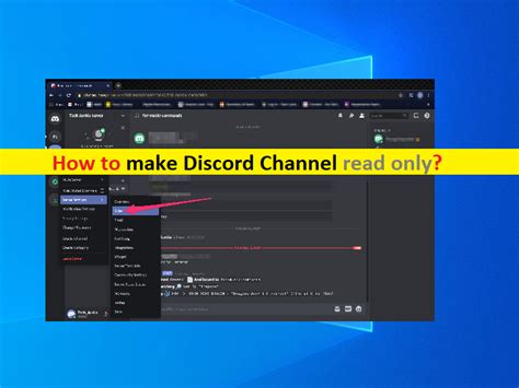 How To Make Discord Channel Read Only Steps Techs And Gizmos