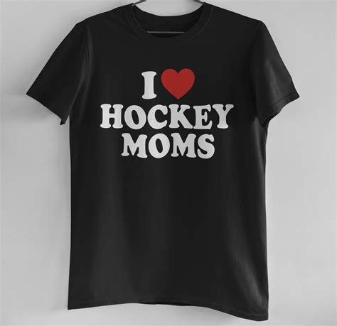 Mens I Love Hockey Moms Hoodie Etsy