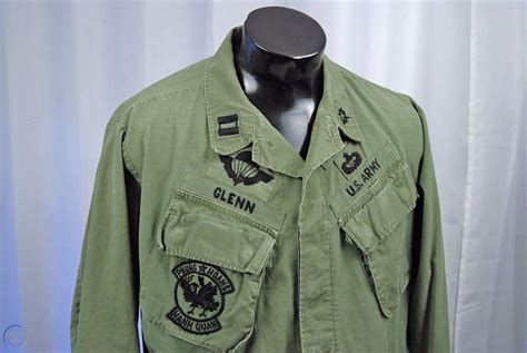 Vietnam War Us Army Special Forces Captains Jungle Jacket Wpheonix