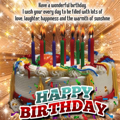 A Wonderful Birthday Wish Ecard Free Birthday Wishes Ecards 123 Greetings