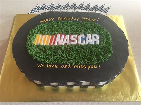Nascar Cake Race Day Nascar Cake Dad Birthday Cakes Cars Birthday
