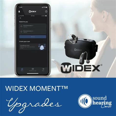 Widex Moment™ Upgrades Provide A More Personal Hearing Experience