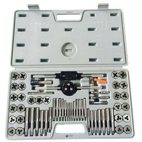 60pcs Tap And Die Set Metric And Imperial Thread Tap Die Wrench Kit