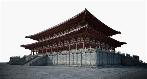 Chinese Architectural Palace 3d Model