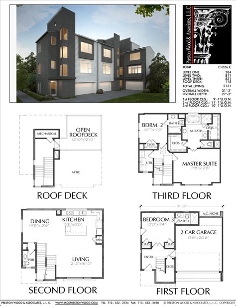 New Townhomes Plans Townhouse Development Design Brownstones Rowhou