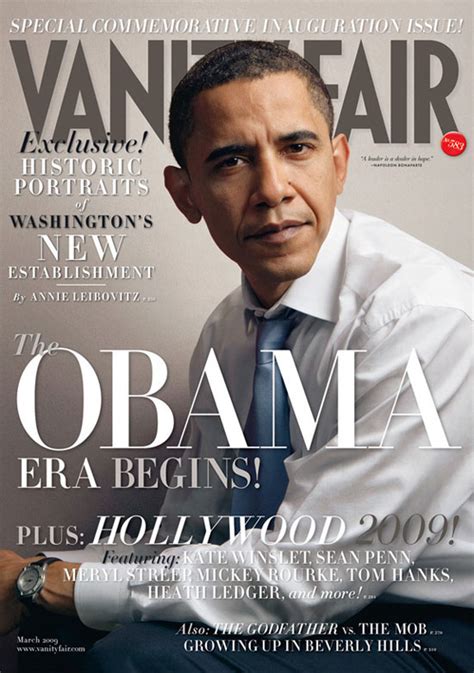 Barack Obama Covers March 2009 Vanity Fair